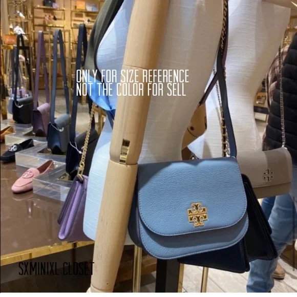 🚫SOLD🚫🏅NEW🏅TORY BURCH Britten small saddle bag /crossbody bag/shoulder bag - Picture 7 of 7